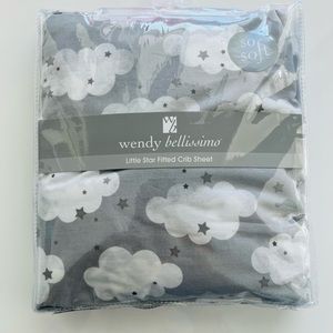 Wendy Bellissimo Little Star Crib Sheet New NWT